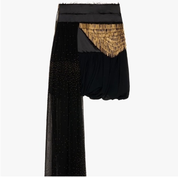 NWT Zara Limited Edition Scarf Mini Skirt - Picture 1 of 11